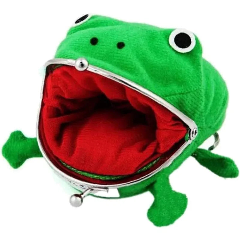 Plush Frog Coin Wallet | Anime Ninja Halloween Party Gift Novelty Coin Wallet QXL