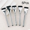 Ultra-Thin Korean Foundation & Concealer Brush | Makeup Foundation Makeup Brush QXL 5Pcs Silver