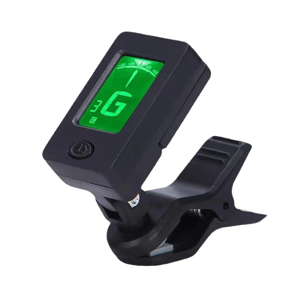 Clip-On Digital Guitar Tuner | LCD for Guitar, Bass & Ukulele Clip-On Guitar Tuner QXL 1pc