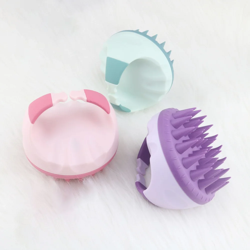 Silicone Scalp Massage Brush | Shampoo Hair Washing Tool Scalp Massage Brush QXL
