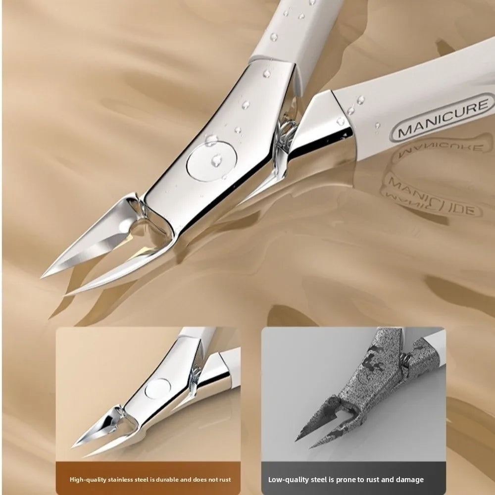 Large Jaw Toenail Clippers | Slanted Stainless Steel Trimmer Toenail Clipper QXL