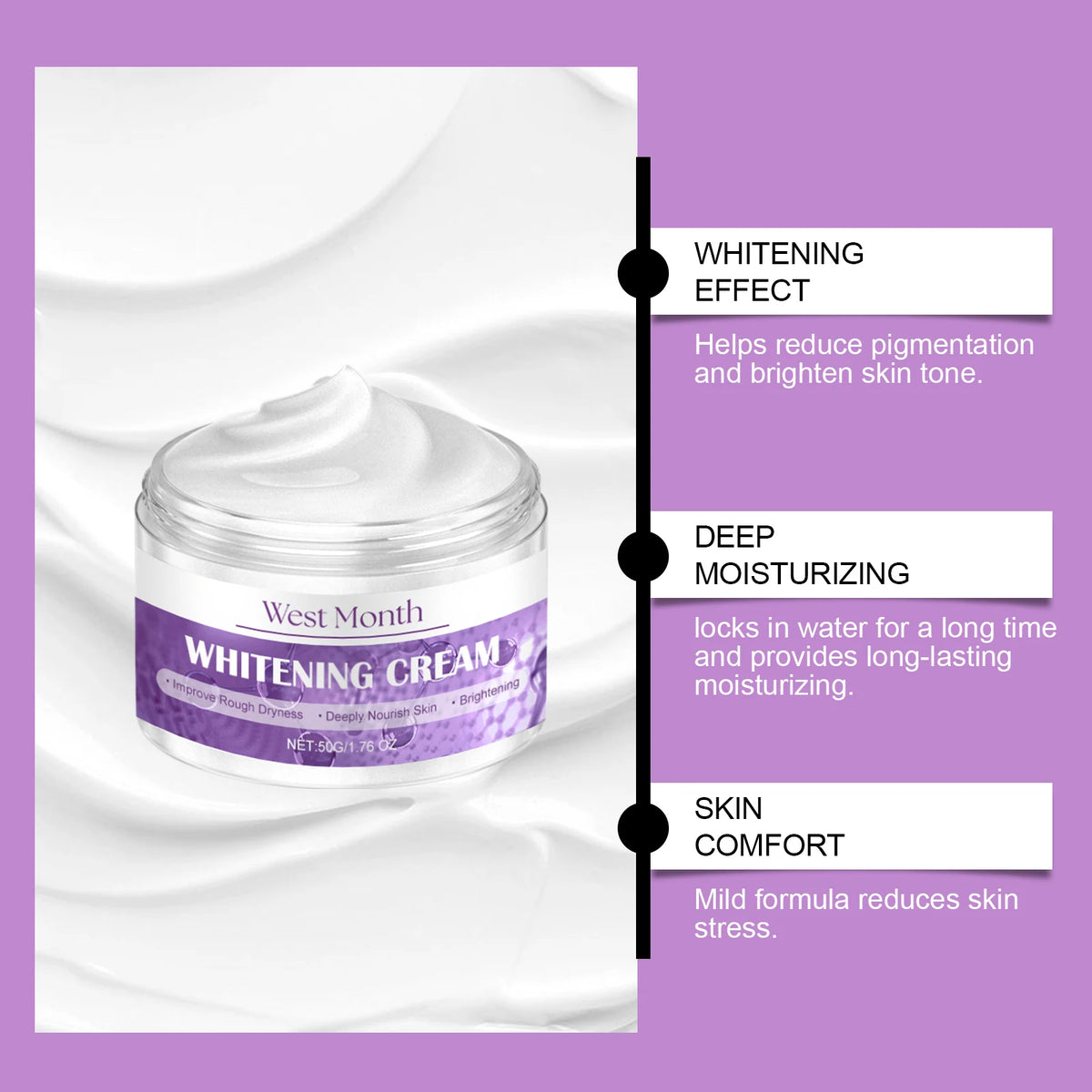 Peptide Brightening Face Cream | Dark Spot & Skin Tone Brightening Face Cream QXL