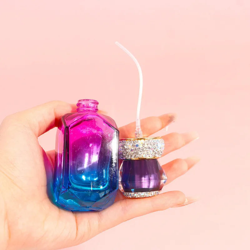 30ml Gradient Glass Perfume Spray Bottle | Refillable Atomizer Perfume Spray Bottle QXL