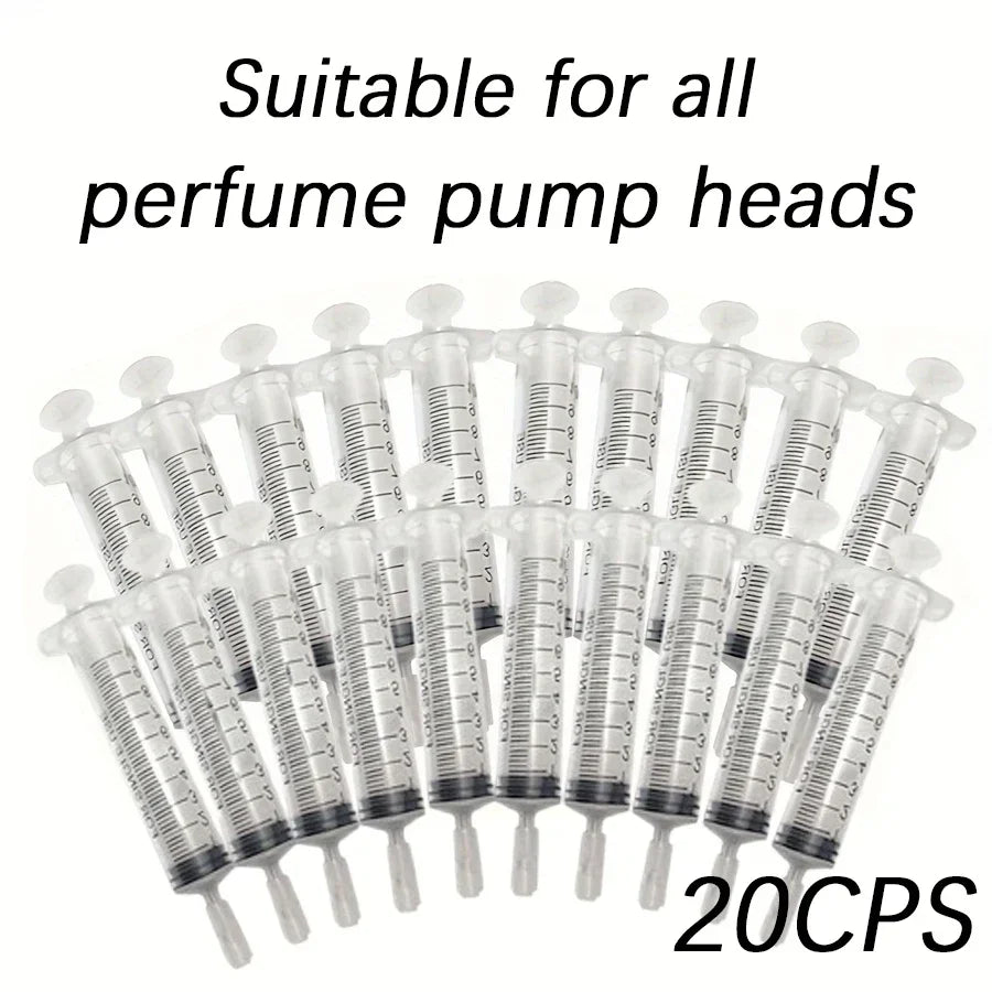 20-Pack Perfume Transfer Syringes | 0.34oz Refillable Bottle Tool Perfume Transfer Syringe QXL Plastic M252 20pcs 10ml