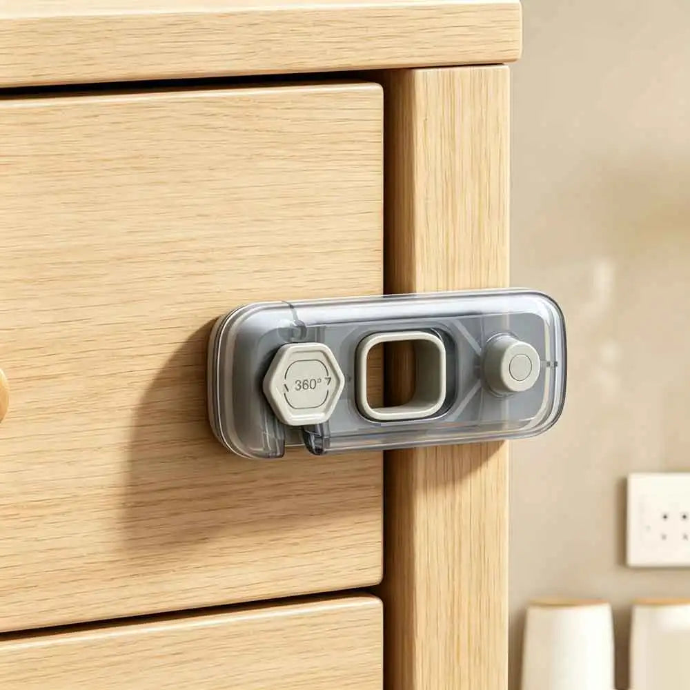 10-Pack Baby Cabinet & Fridge Safety Locks | Child Lock Set Child Cabinet Lock QXL
