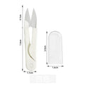U-Shape Thread Cutter Scissors | Sewing, Embroidery & Yarn Thread Cutter Scissors QXL B333 -WHITE