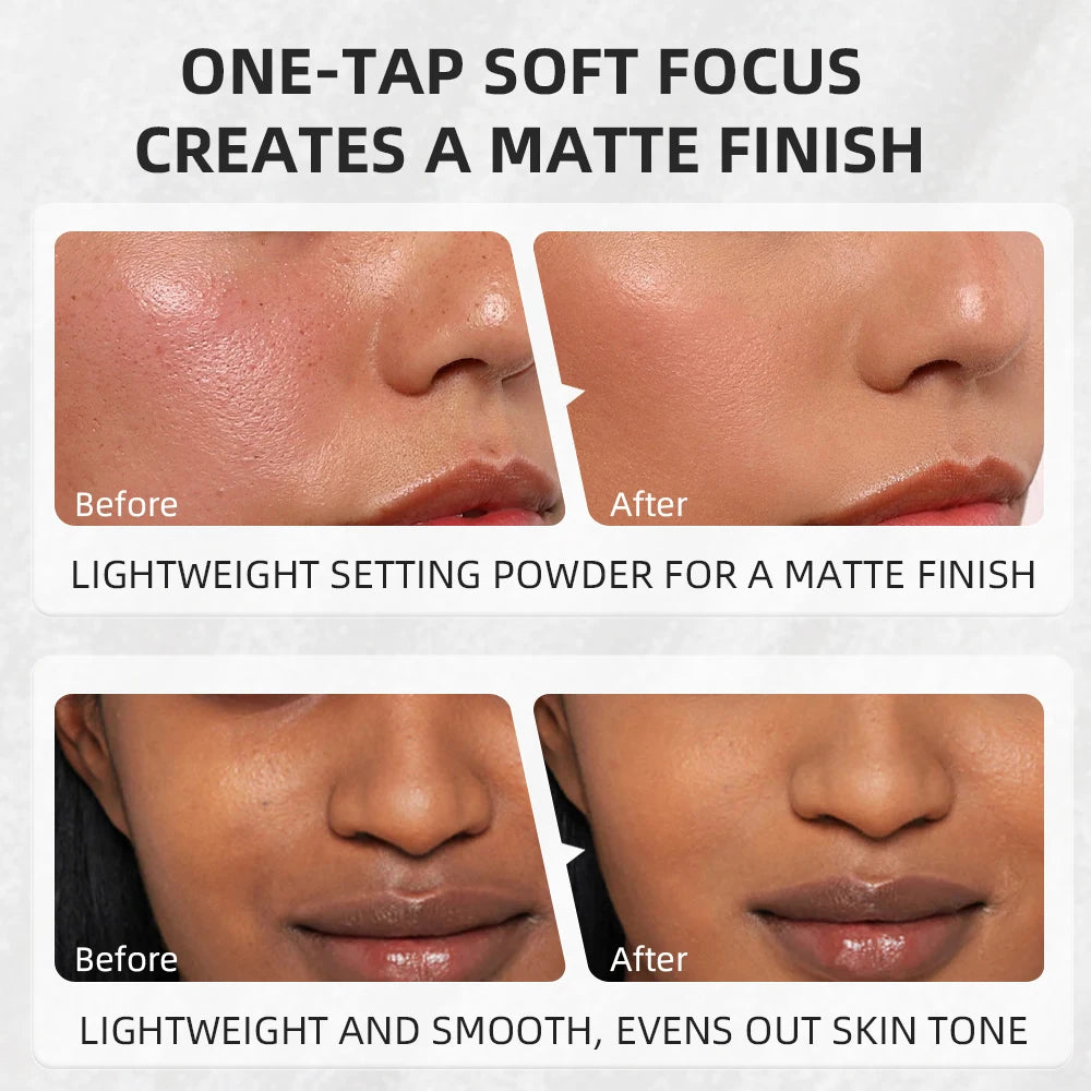 NICEKEY Matte Loose Setting Powder – Oil Control & Full Coverage Loose Setting Powder QXL
