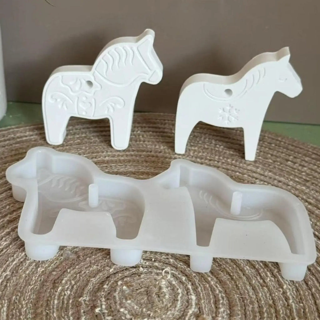 Silicone Horse Mold for Resin, Soap, Plaster & Cement Crafts Silicone Craft Mold QXL