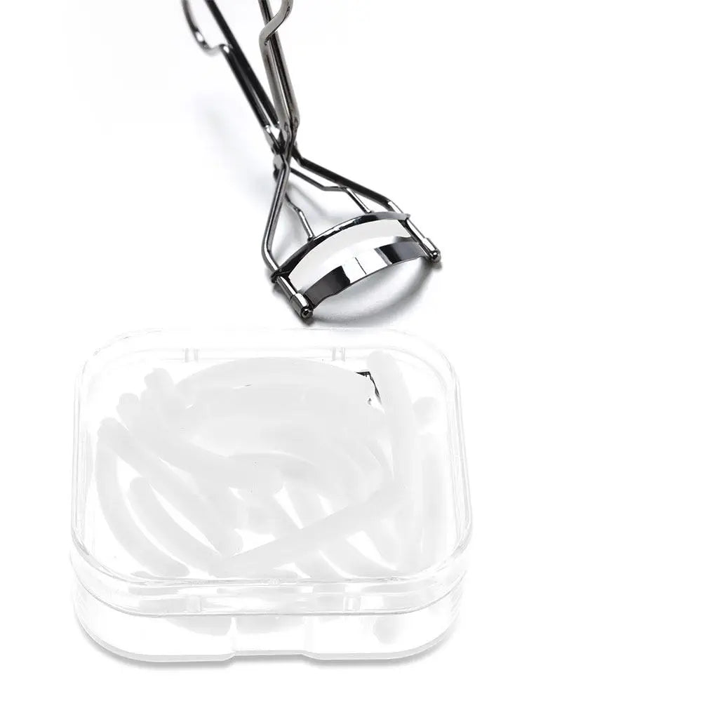 48-Pack Silicone Eyelash Curler Pad Refills | Soft Replacement Inserts Eyelash Curler Refills QXL
