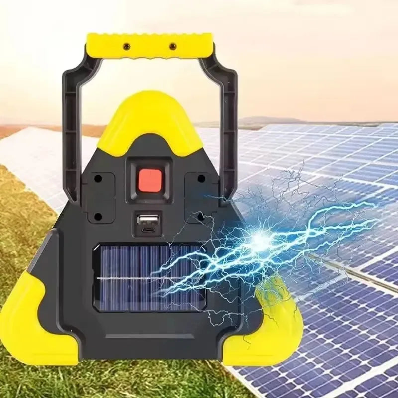 3-in-1 Solar Emergency Triangle Warning Light | 6400mAh Emergency Warning Triangle QXL