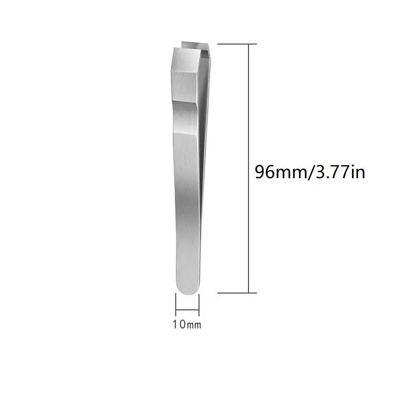 Wide-Mouth Stainless Steel Tweezers | Facial Hair Removal Hair Removal Tweezers QXL