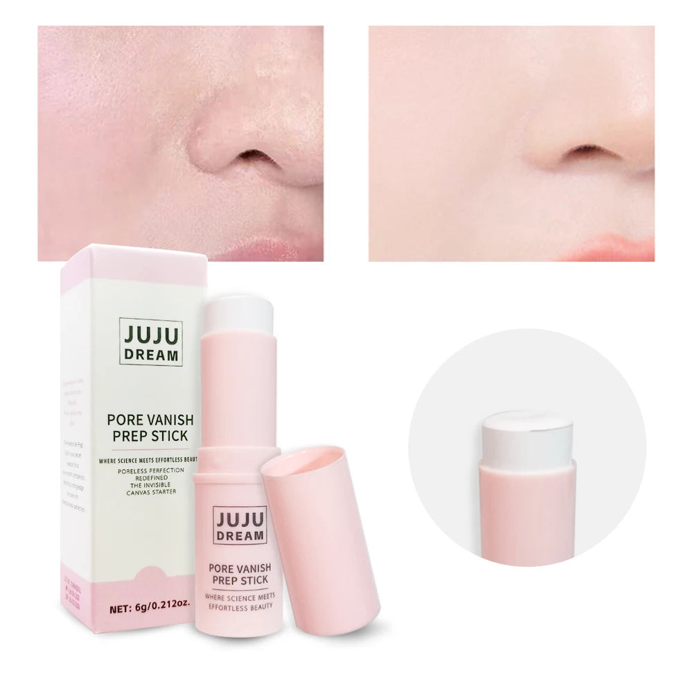 JUJU Dream Face Primer Stick | Matte Blur & Shimmer, 6g Makeup Primer Stick QXL