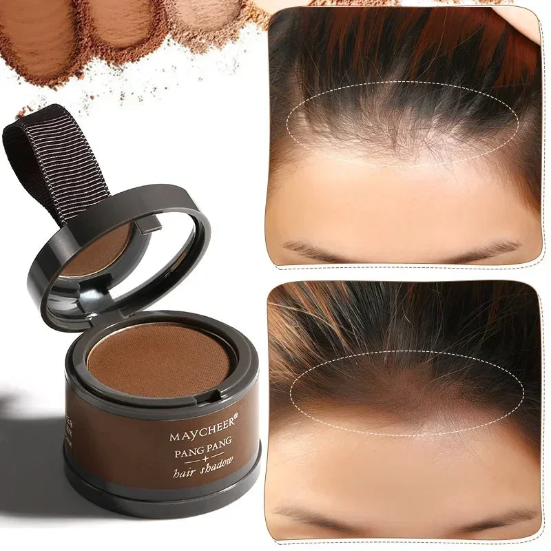 MAYCHEER Hairline Shadow Powder – Instant Grey Root Coverage Hairline Root Powder QXL