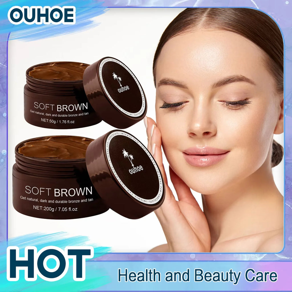 OUHOE Self-Tanning Cream – Bronzer Body Lotion 50g/200g Self-Tanning Cream QXL