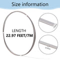 25 Gauge Stainless Steel Flat Craft Wire 1.6mm – 23 Ft Roll Craft Wire QXL AECH04-04154
