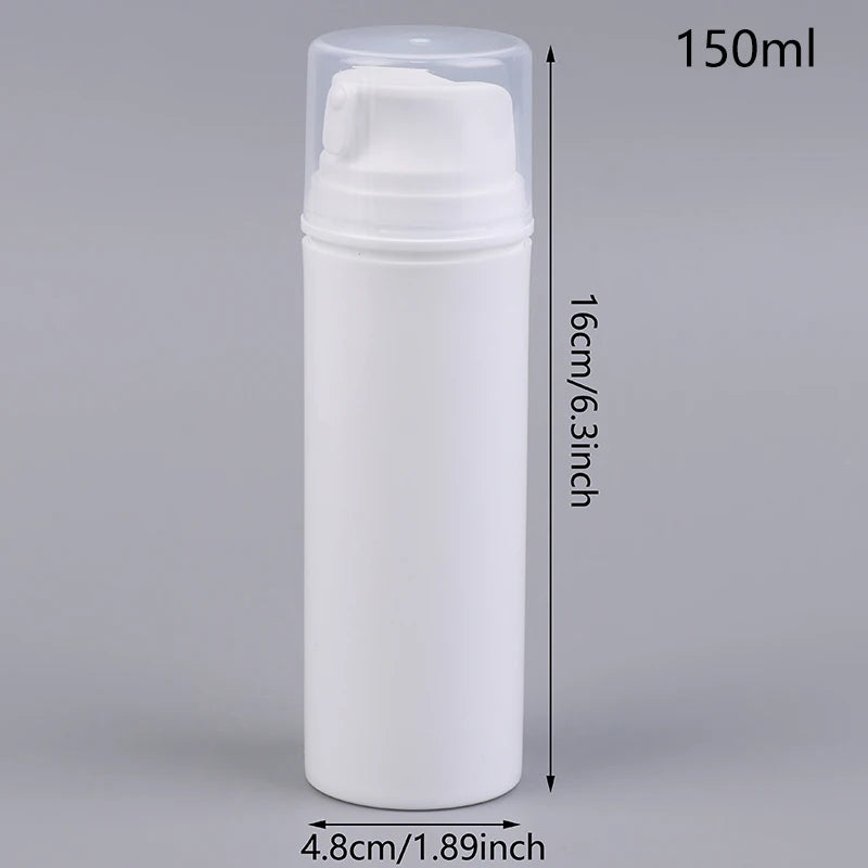 Refillable Vacuum Pump Bottles | Travel Lotion Dispenser 35–200g Travel Pump Bottle QXL 150g