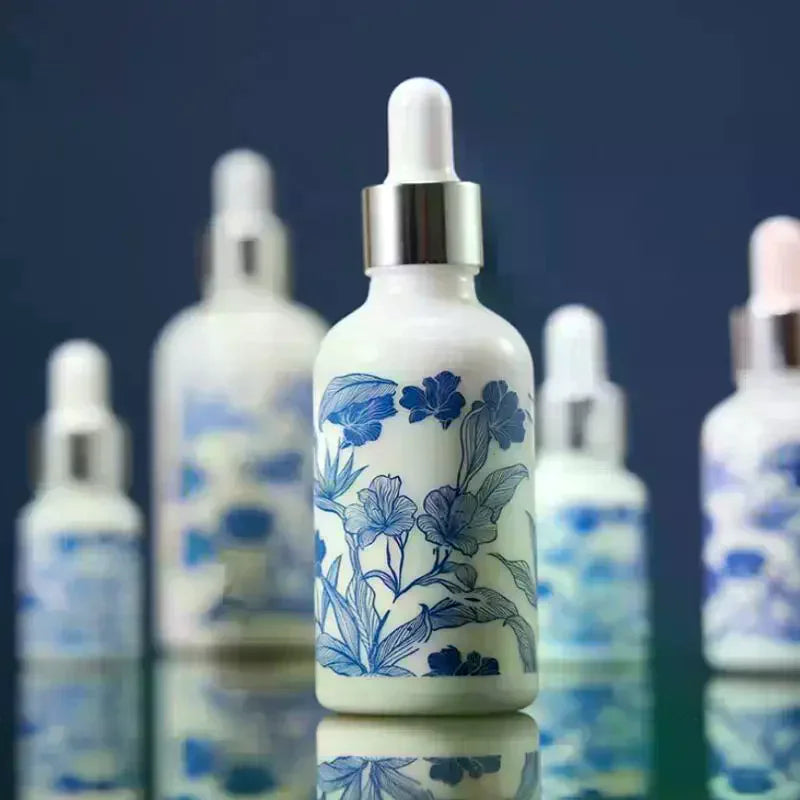 Blue & White Porcelain Ceramic Essential Oil Dropper Bottle Essential Oil Bottle QXL