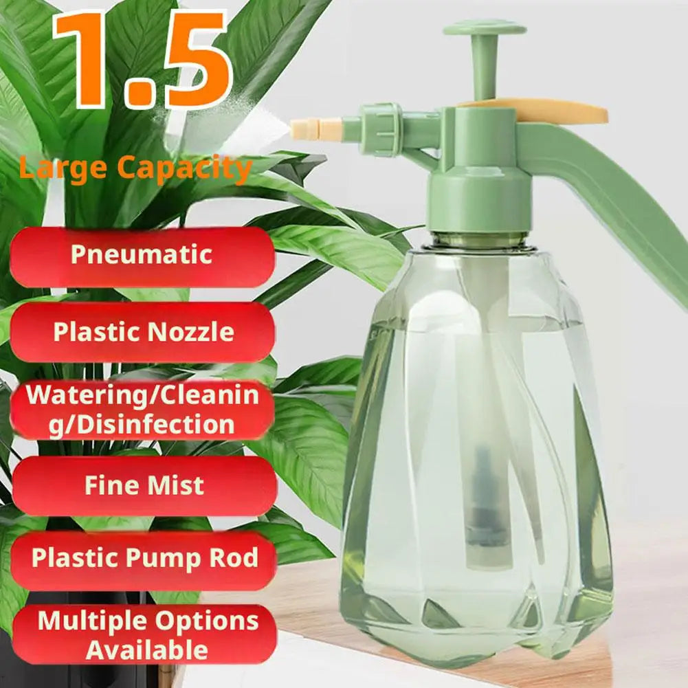 1.5L Dual-Mode Hand Pump Garden Spray Bottle & Mister Garden Pump Sprayer QXL