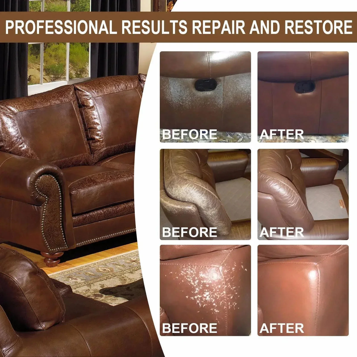 Leather Repair & Reconditioning Kit – Car, Furniture & Bags Leather Repair Kit QXL