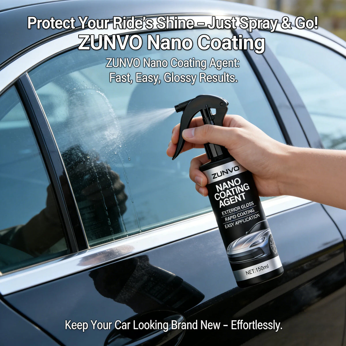 Car Nano Coating Spray – Exterior Gloss & Hydrophobic Shield Nano Coating Spray QXL Default Title