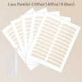 Invisible Mesh-Lace Eyelid Tape Stickers | 240pc Double Fold Kit Eyelid Tape Stickers QXL 240pcs