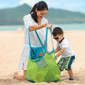 Large Mesh Beach Bag – Sand-Free Tote for Towels & Toys Mesh Beach Tote QXL B228 Green