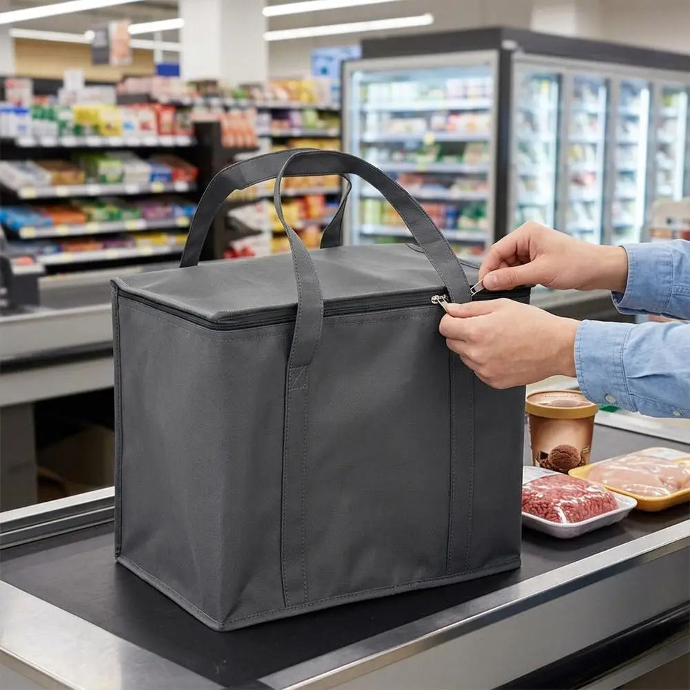 Insulated Lunch Cooler Tote Bag | Leakproof Thermal Food Bag Insulated Lunch Bag QXL