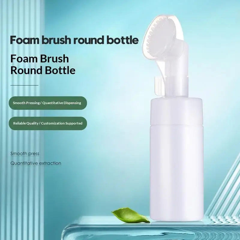 Foaming Mousse Dispenser Bottle + Silicone Brush | 100–200ml Foaming Pump Dispenser QXL