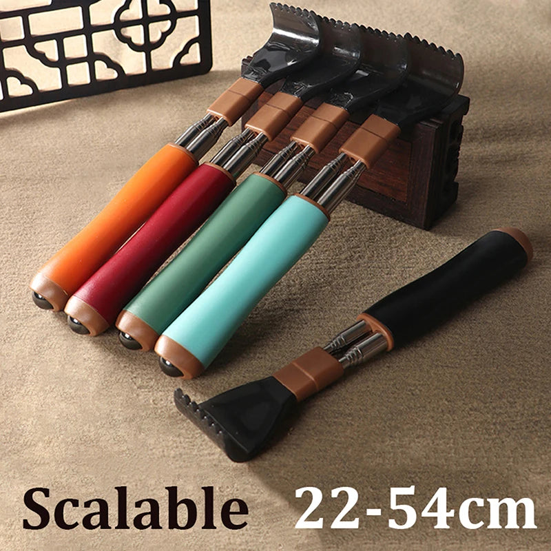 Retractable Telescopic Back Scratcher | Stainless Steel Double Pole Back Scratcher Tool QXL