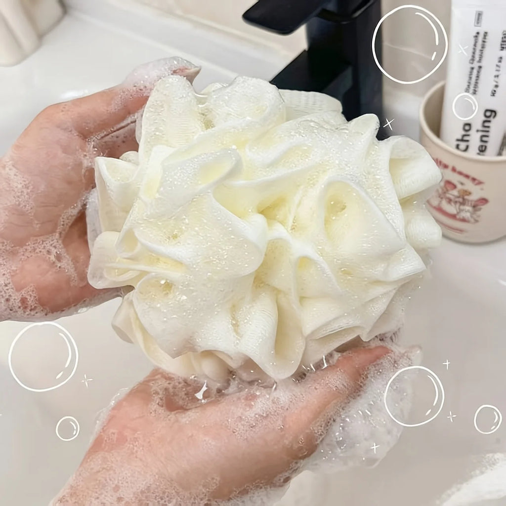 2-in-1 Exfoliating Bath Sponge with Built-In Soap Dispenser Exfoliating Bath Sponge QXL