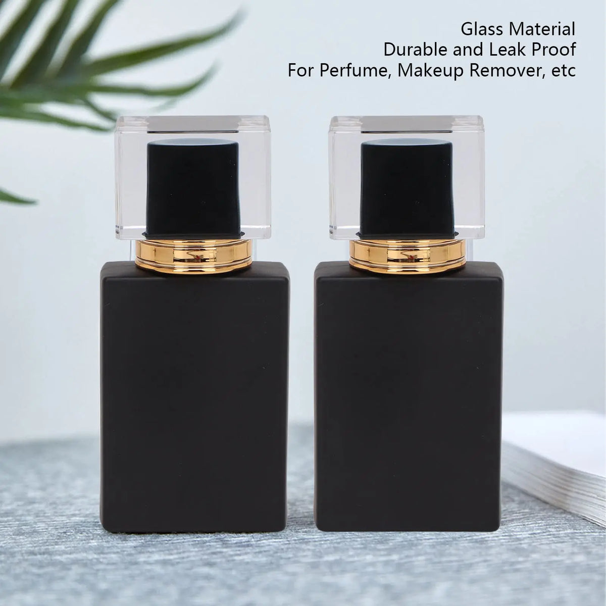 Frosted Glass Perfume Atomizer | Refillable Spray Bottle 30–50ml Perfume Atomizer QXL