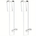 Punch-Free Transparent Acrylic Shower Door Hook & Towel Rack Bathroom Door Hook QXL 2pcs