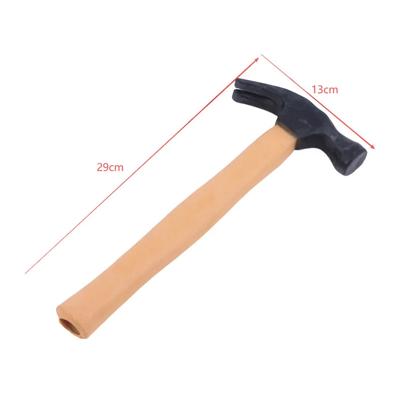 Funny Fake Rubber Mallet – Soft Prank Hammer Novelty Toy Novelty Prank Toy QXL