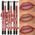 3-Piece Matte Lip Liner Set – Waterproof & Long-Lasting Nude Lip Liner Set QXL Set2