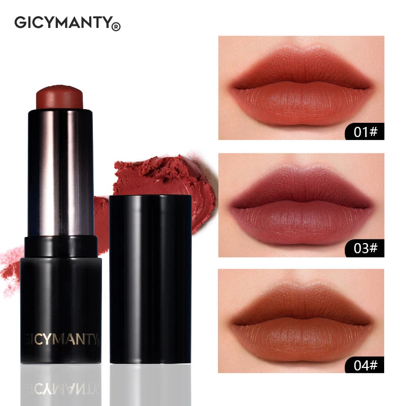 GICYMANTY Matte Lipstick | Transfer-Proof Long-Lasting Lip Stain Matte Lipstick QXL