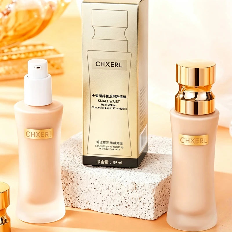 CHXERL Liquid Foundation Concealer – Waterproof Full Coverage Liquid Foundation QXL