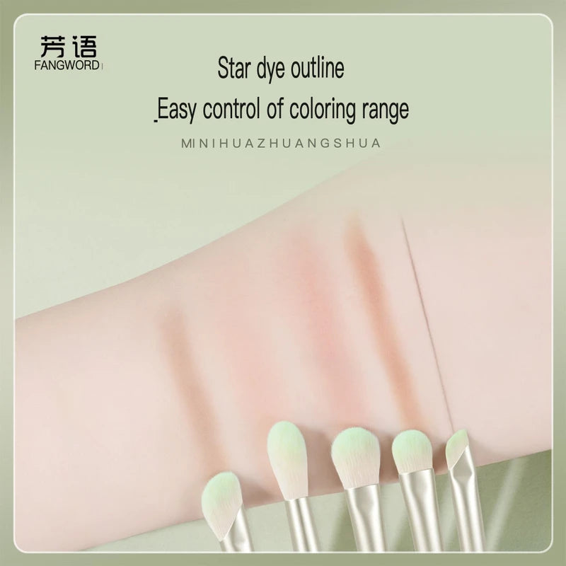 8-Piece Mini Portable Makeup Brush Set | Travel Kit Travel Makeup Brush Set QXL