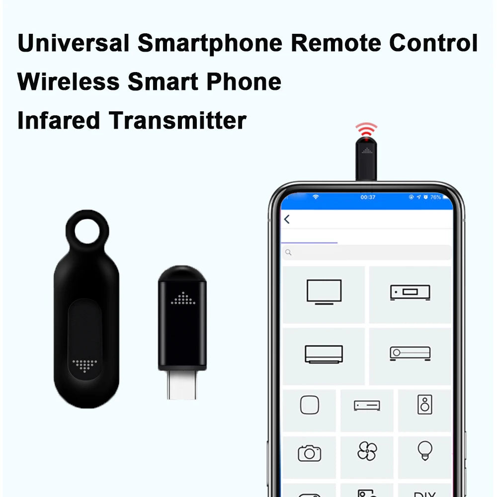 USB-C IR Blaster Adapter – Universal Remote for Android IR Blaster Adapter QXL