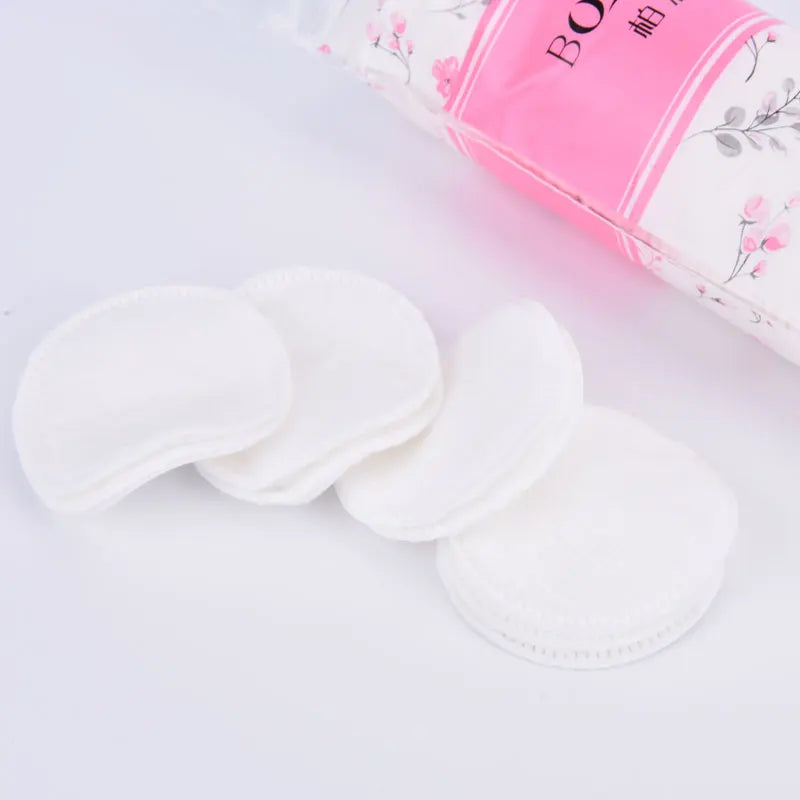 100-Pack Soft Cotton Makeup Remover Pads | Face, Eye & Nail Cotton Cleansing Pads QXL