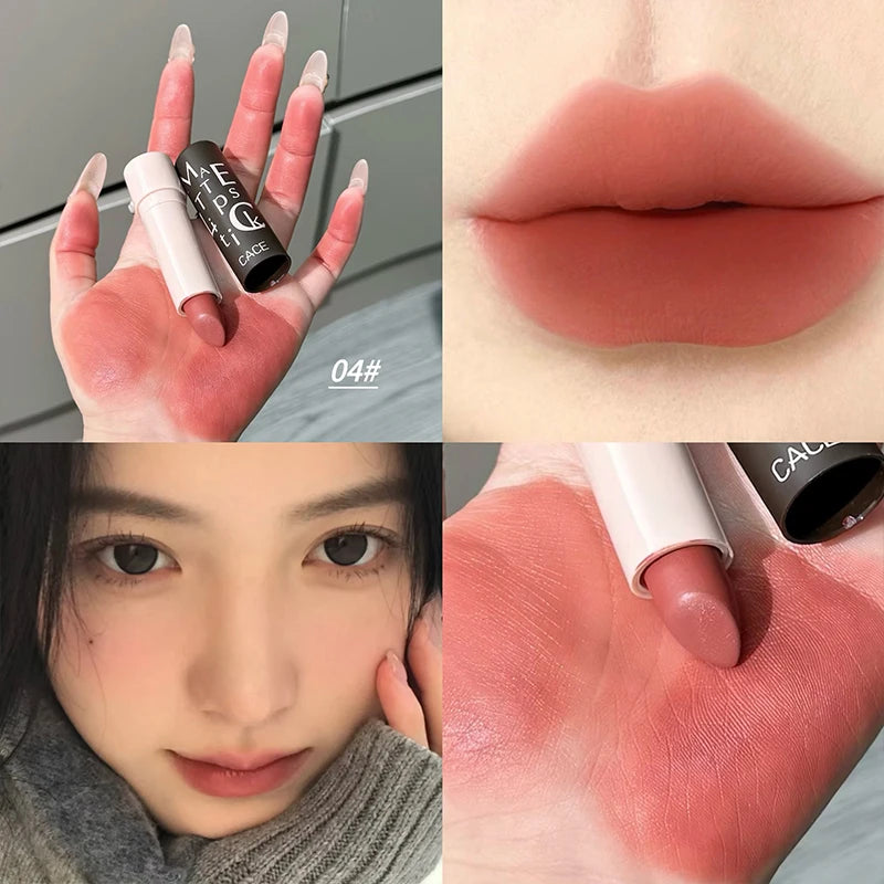 CACE Velvet Matte Lipstick | Waterproof Long-Lasting Lip Stain Matte Lipstick QXL