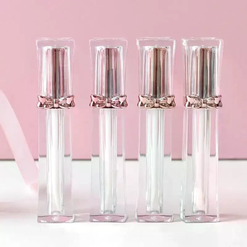 3.5ml Empty Lip Gloss Tube | DIY Bowknot Rose Gold Container Lip Gloss Container QXL