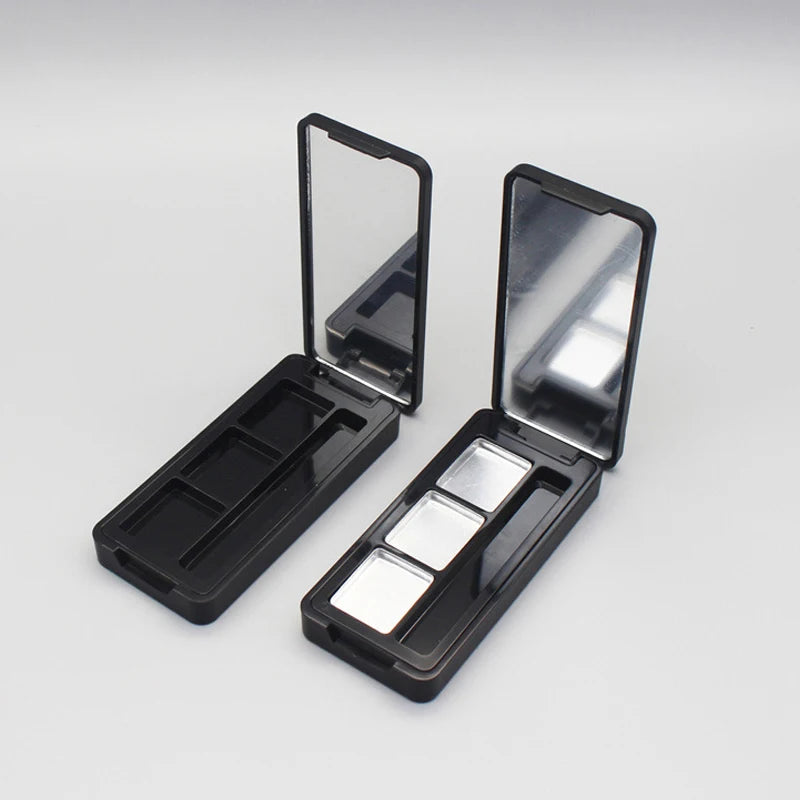 Empty 3-Grid DIY Eyeshadow Palette & Makeup Storage Dish Empty Makeup Palette QXL