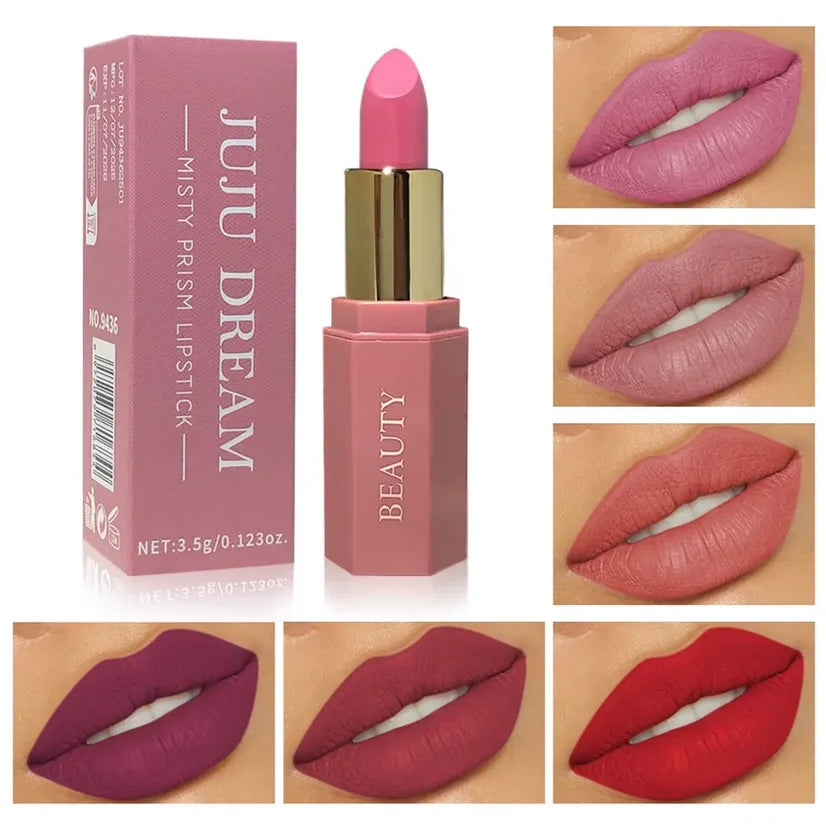 JUJU Dream 6-Pc Matte Velvet Lipstick & Glitter Lip Tint Set Lipstick Set QXL