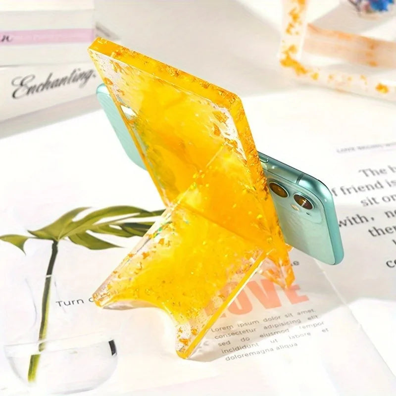 Phone Stand Resin Silicone Mold | Epoxy Casting DIY Craft Resin Casting Mold QXL