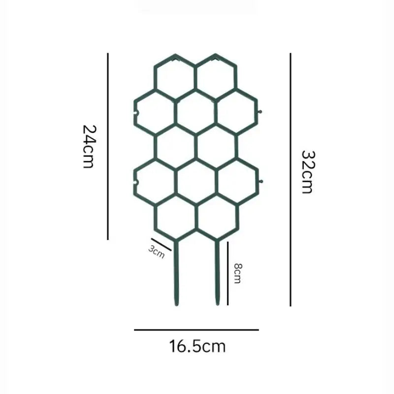 Honeycomb Plant Trellis – Plastic Vine Support 1–5 Pcs Plant Trellis QXL