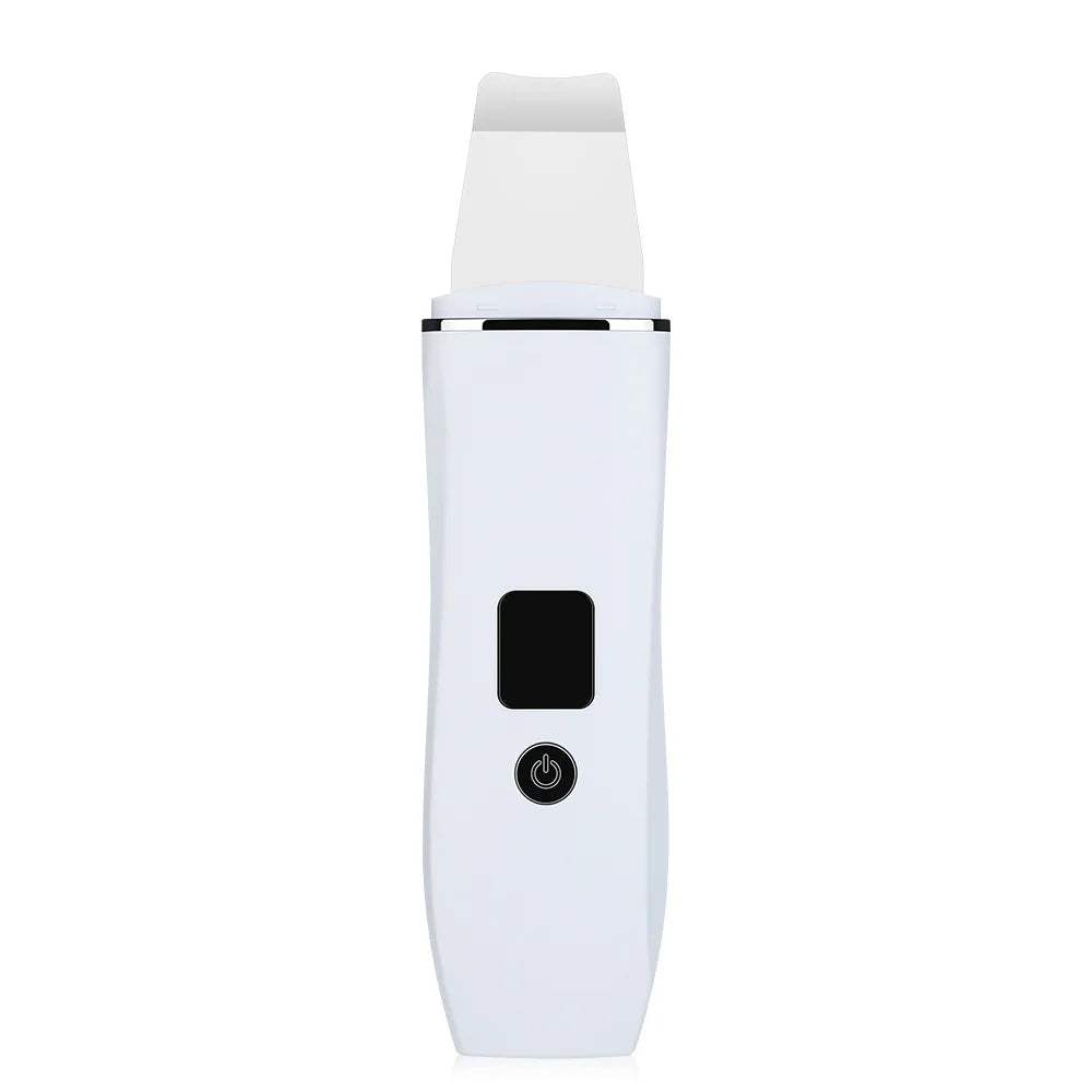 Ultrasonic Skin Scraper | 4-Mode Microcurrent Lifting Device Ultrasonic Skin Scraper QXL White