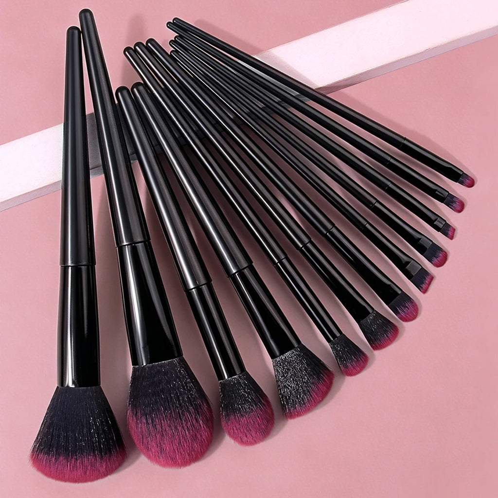 KOSSHOW 18-Pc Makeup Brush Set – Foundation & Eyeshadow Makeup Brush Set QXL
