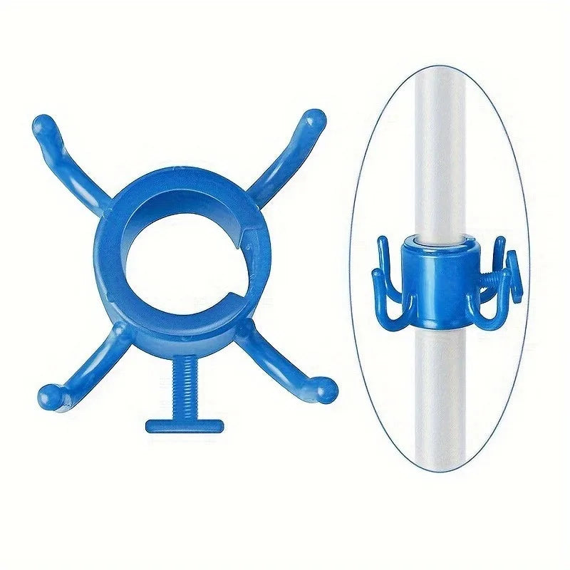 Adjustable 4-Claw Beach Umbrella Hook | Towel & Bag Hanger Umbrella Pole Hook QXL