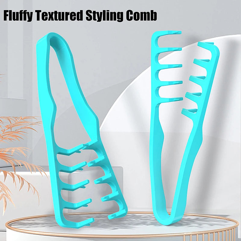 Volumizing Wide-Tooth Hair Texture Comb | Dual-Side Styling Hair Styling Comb QXL