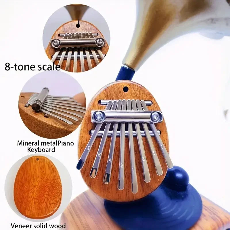 8-Tone Kalimba Thumb Piano | Portable Finger Piano Gift Thumb Piano QXL